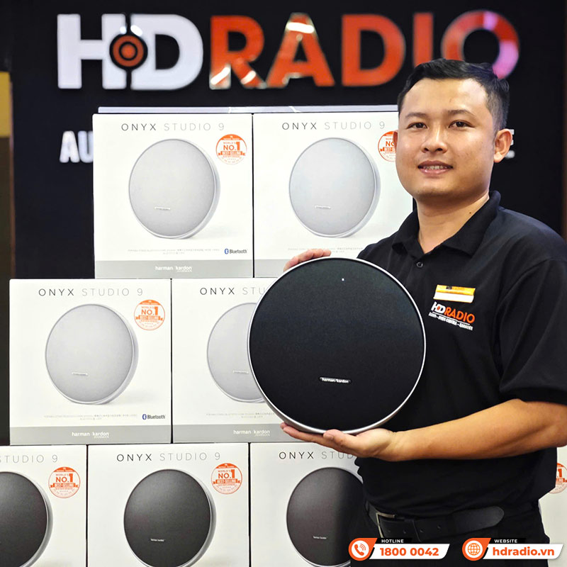 Loa Harman Kardon Onyx Studio 9, Pin 8h, Công Suất 50W, Bluetooth 5.3 Auracast, AUX, APP Harman Kardon One-1