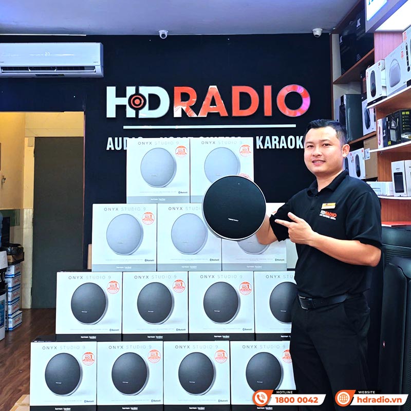 Loa Harman Kardon Onyx Studio 9, Pin 8h, Công Suất 50W, Bluetooth 5.3 Auracast, AUX, APP Harman Kardon One-2