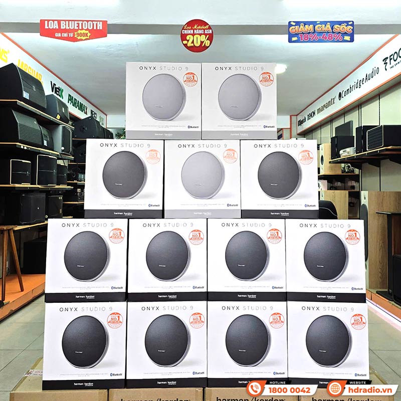 Loa Harman Kardon Onyx Studio 9, Pin 8h, Công Suất 50W, Bluetooth 5.3 Auracast, AUX, APP Harman Kardon One-11