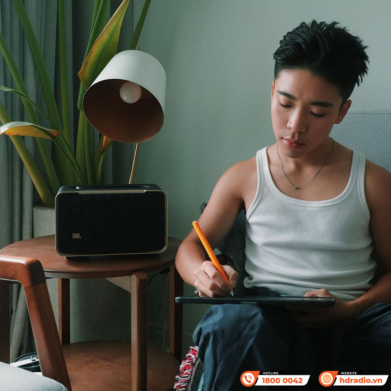 Loa JBL Authentics 200, Công suất 90W, Bluetooth 5.3, Wifi, AUX, USB, Ethernet, JBL One APP-3