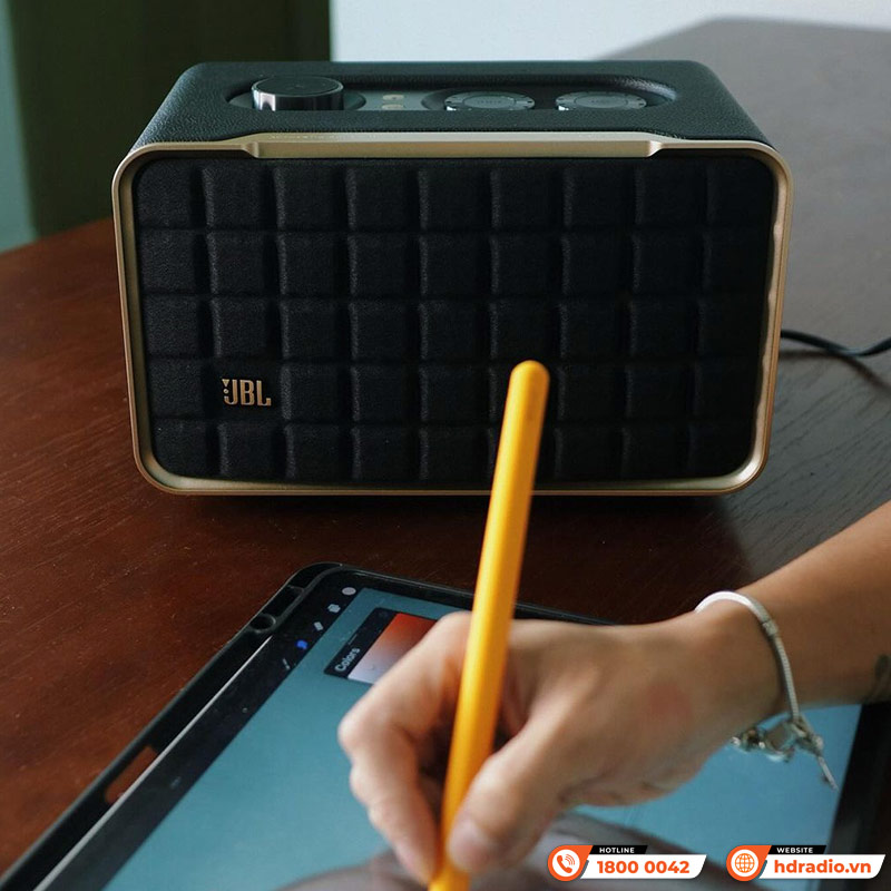 Loa JBL Authentics 200, Công suất 90W, Bluetooth 5.3, Wifi, AUX, USB, Ethernet, JBL One APP-6