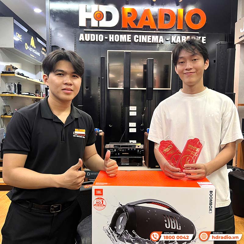 Loa JBL Boombox 3, Pin 24h, Công Suất 180W (AC), IP67, Bluetooth 5.3, AUX, USB A, PartyBoost-23