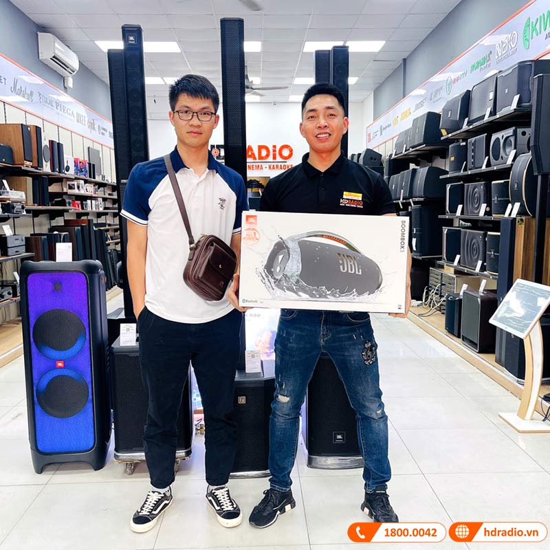 Loa JBL Boombox 3, Pin 24h, Công Suất 180W (AC), IP67, Bluetooth 5.3, AUX, USB A, PartyBoost-4