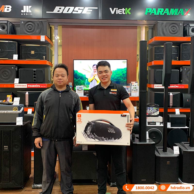 Loa JBL Boombox 3, Pin 24h, Công Suất 180W (AC), IP67, Bluetooth 5.3, AUX, USB A, PartyBoost-6