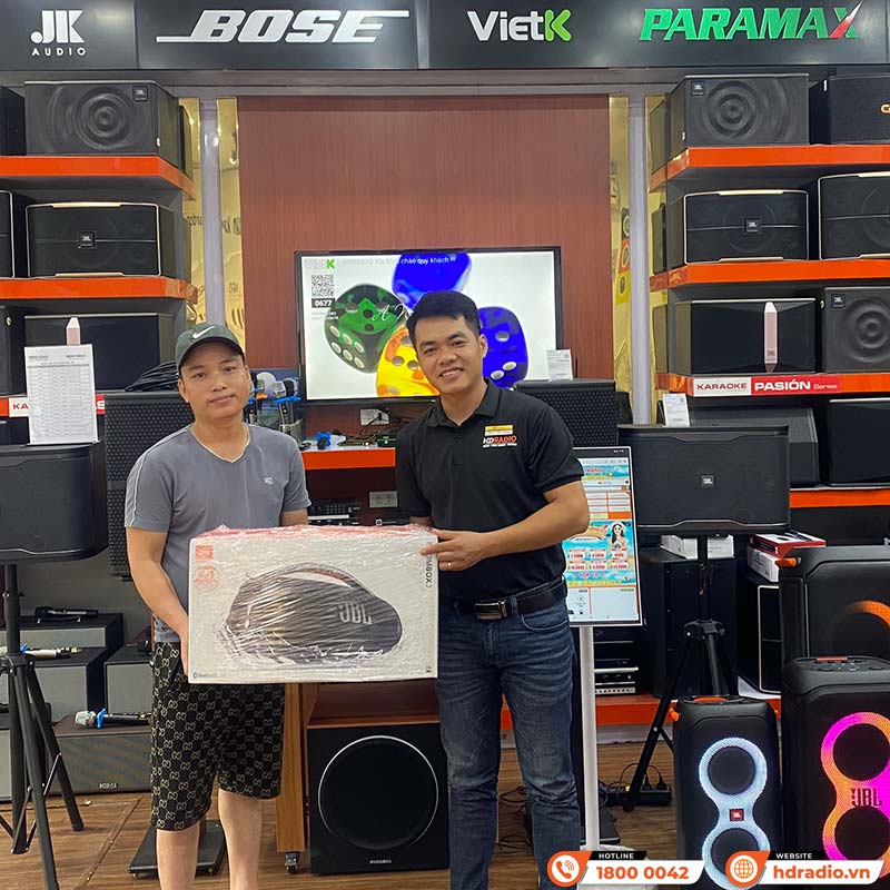 Loa JBL Boombox 3, Pin 24h, Công Suất 180W (AC), IP67, Bluetooth 5.3, AUX, USB A, PartyBoost-21