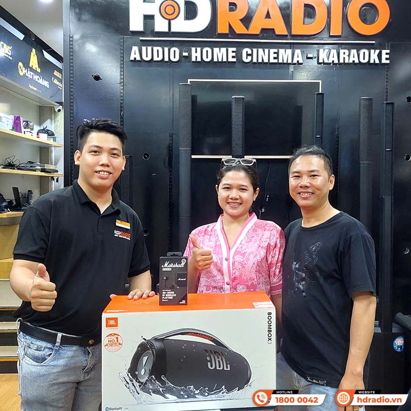 Loa JBL Boombox 3, Pin 24h, Công Suất 180W (AC), IP67, Bluetooth 5.3, AUX, USB A, PartyBoost-20