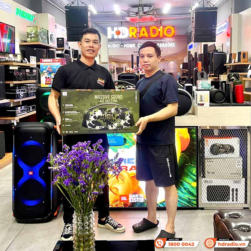 Loa JBL Boombox 3, Pin 24h, Công Suất 180W (AC), IP67, Bluetooth 5.3, AUX, USB A, PartyBoost-10