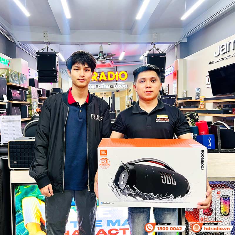 Loa JBL Boombox 3, Pin 24h, Công Suất 180W (AC), IP67, Bluetooth 5.3, AUX, USB A, PartyBoost-18