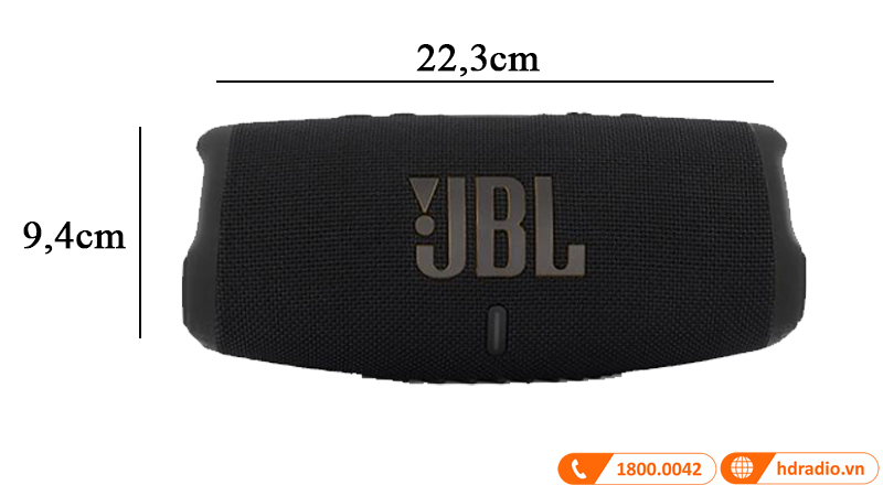 kích thước loa JBL Charge 5 Tomorrowland Edition