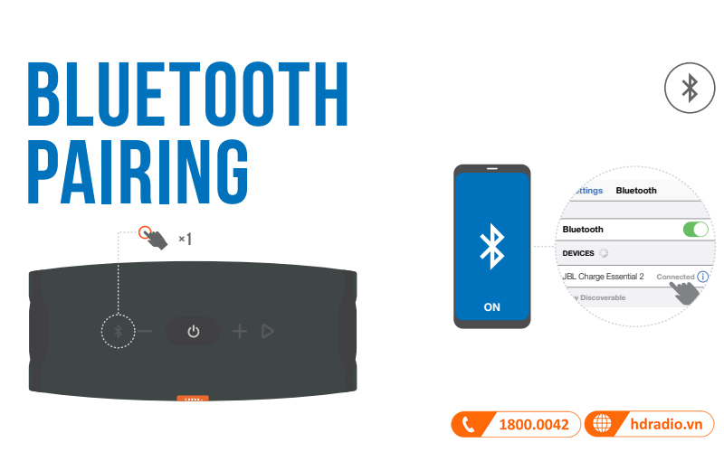 stream nhạc qua bluetooth