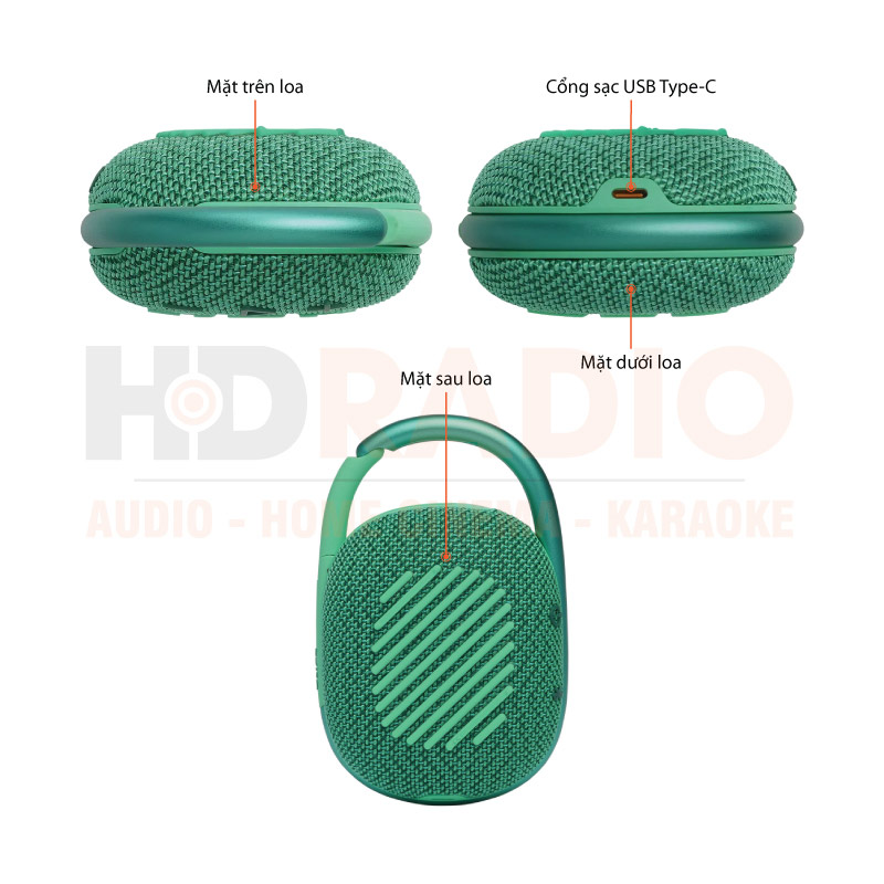 Chú thích Loa JBL Clip 4 ECO