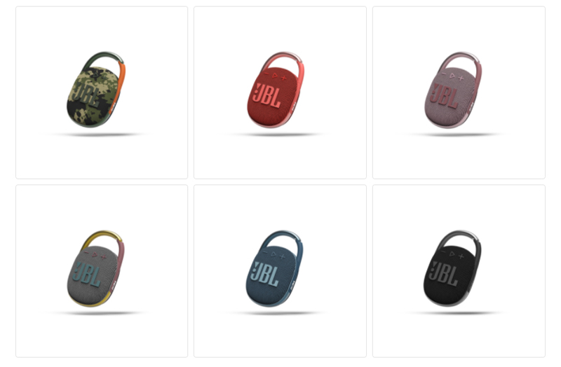 loa JBL Clip 4 với nhiều màu sắc
