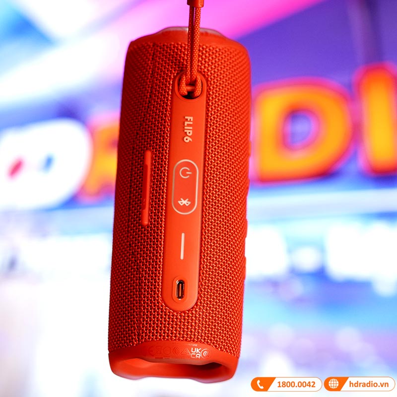 Loa JBL Flip 6, Pin 12 Giờ, Chống Nước IP67, Bluetooth 5.1, PartyBoost, Công Suất 20W-10