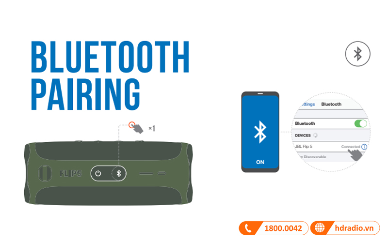 cai dat bluetooth loa jbl flip 5 eco edition