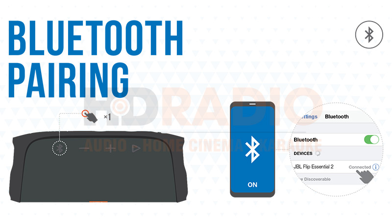 kết nối loa JBL Flip Essential 2 với bluetooth