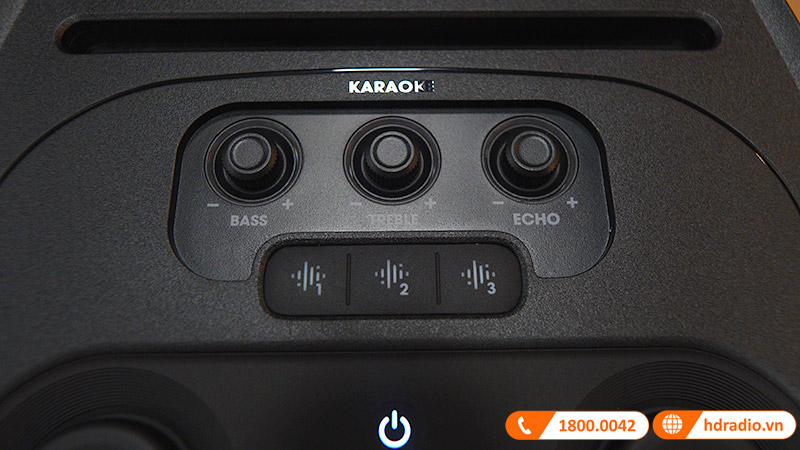 Cận cảnh nút điều chỉnh loa JBL Partybox 710