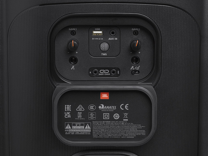 kết nối analog trên loa JBL PartyBox 710