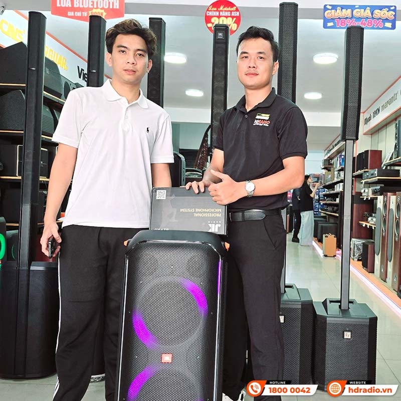 Loa JBL PartyBox 710 Chính Hãng, LED Đẹp, IPX4, Công Suất 800W, Bluetooth, AUX, USB, True Wireless Stereo-25