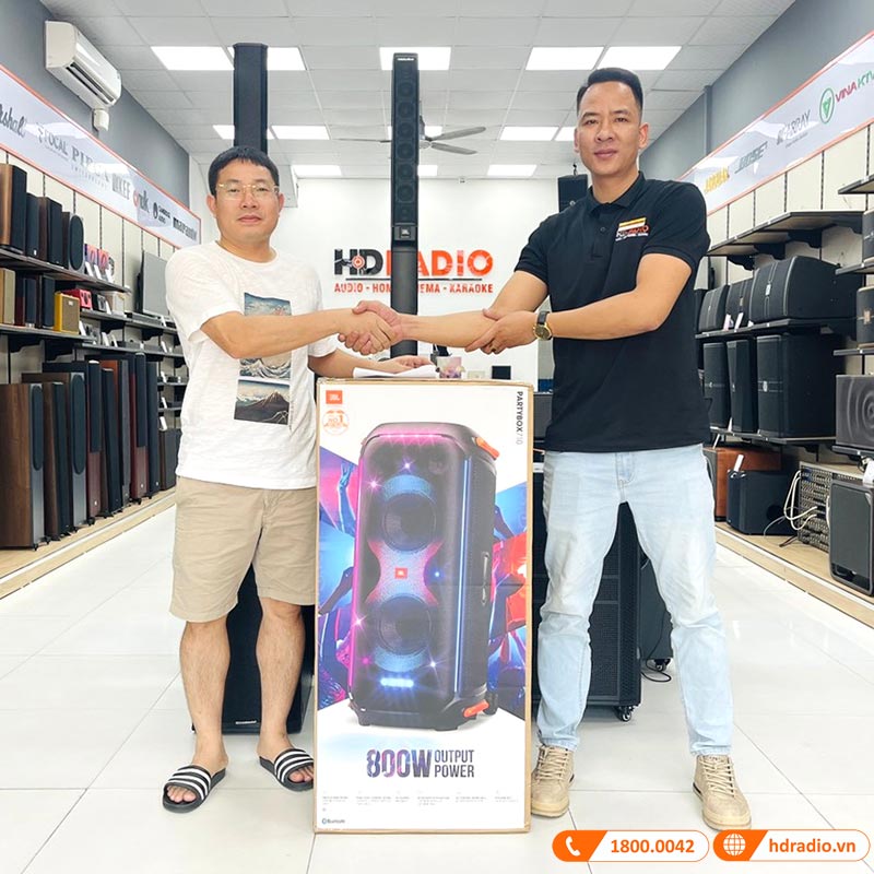 Loa JBL PartyBox 710 Chính Hãng, LED Đẹp, IPX4, Công Suất 800W, Bluetooth, AUX, USB, True Wireless Stereo-4