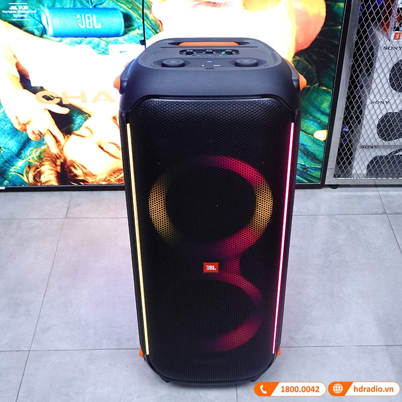 Loa JBL PartyBox 710 Chính Hãng, LED Đẹp, IPX4, Công Suất 800W, Bluetooth, AUX, USB, True Wireless Stereo-10