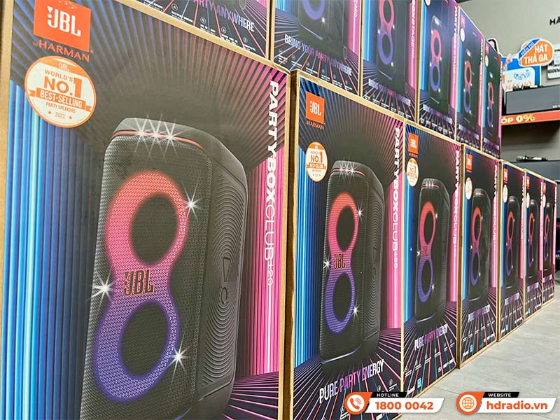 Loa JBL PartyBox Club 120 chính hãng về hàng tại showroom HDRadio