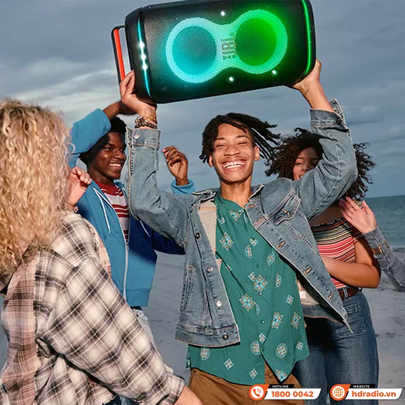 Loa JBL PartyBox Club 120, Pin 12 Giờ, Công Suất 160W, LED Đẹp, AUX, Micro, Bluetooth 5.3, IPX4, AI Sound Boost, Auracast, App JBL Partybox-20