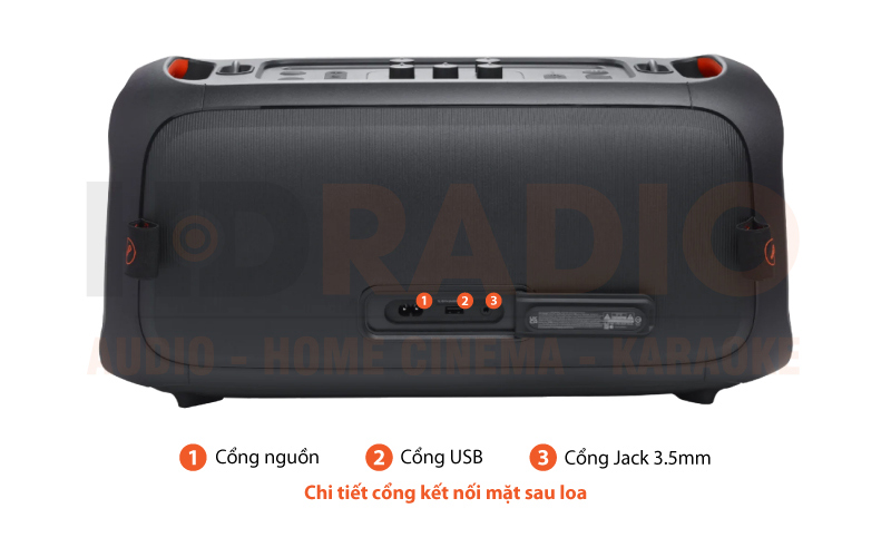 Chú thích Loa JBL Partybox On The Go Essential