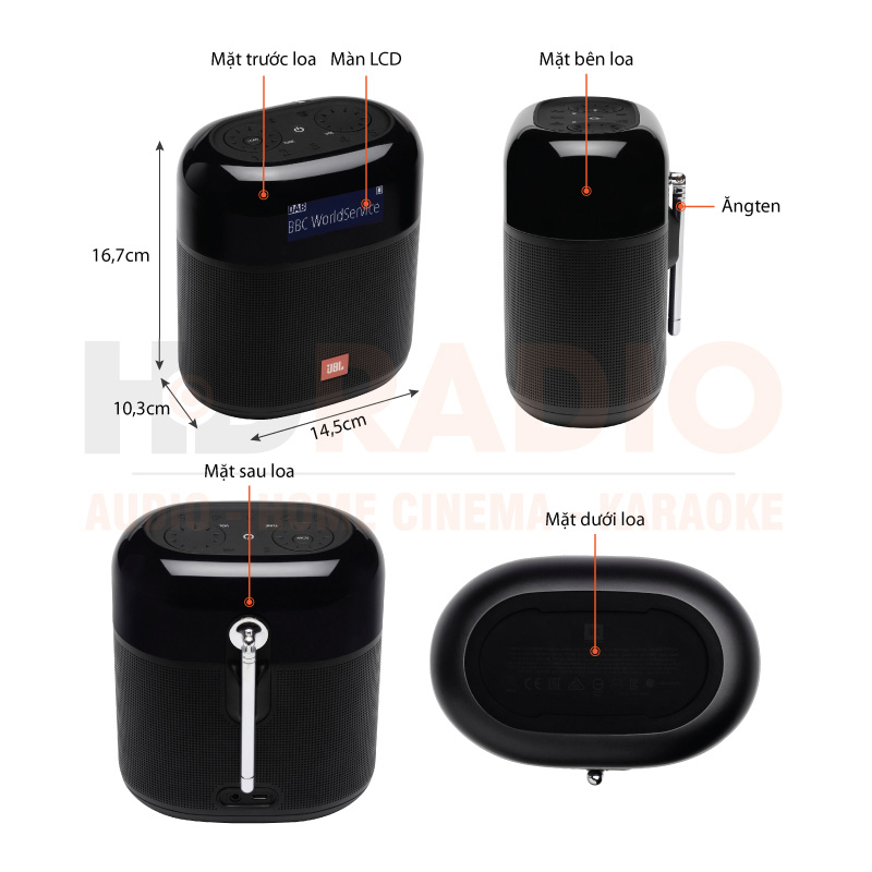 Chú thích Loa JBL Tuner XL Chú thích Loa JBL Tuner XL