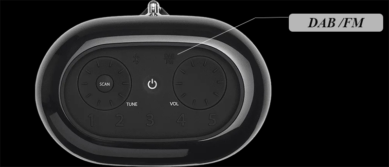 Nút tùy chỉnh DAB/FM Loa JBL Tuner XL Loa JBL Tuner XL