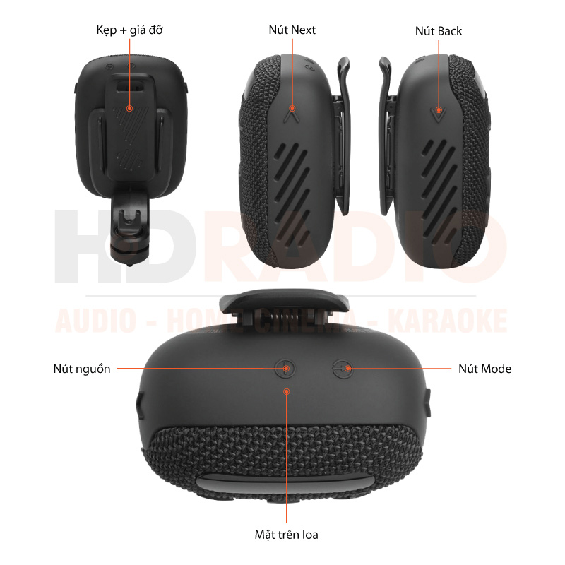 Chú thích loa JBL Wind 3