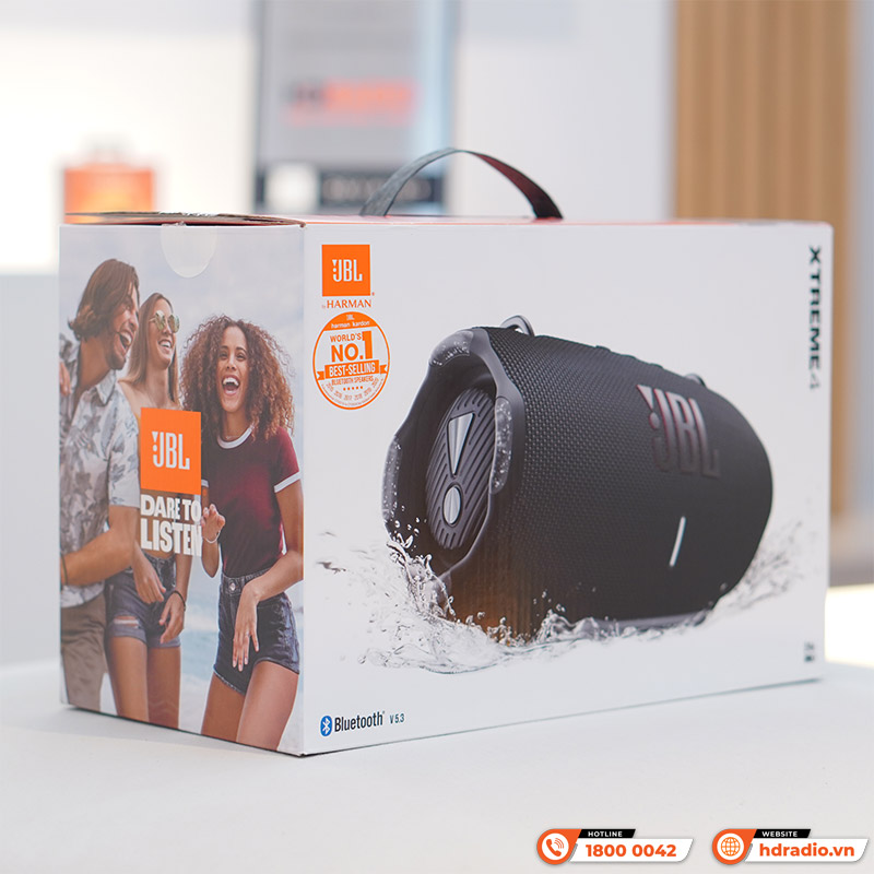 Loa JBL Xtreme 4 Bluetooth 5.3, Pin 24h, IP67, Auracast, AI Sound Boost, App JBL Portable (Có dây đeo vai)-11