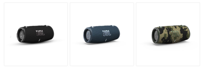Loa JBL Xtreme 3 voi 3 mau sac