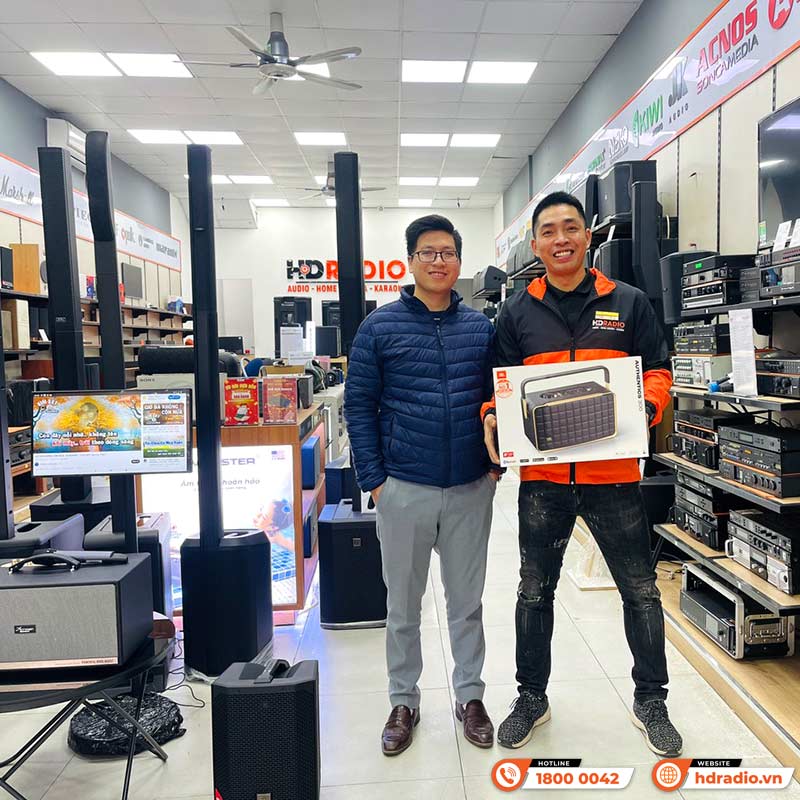 Loa JBL Authentics 300, Pin 8 giờ, Công suất 100W, Bluetooth 5.3, Wifi, AUX, USB, JBL One APP-30