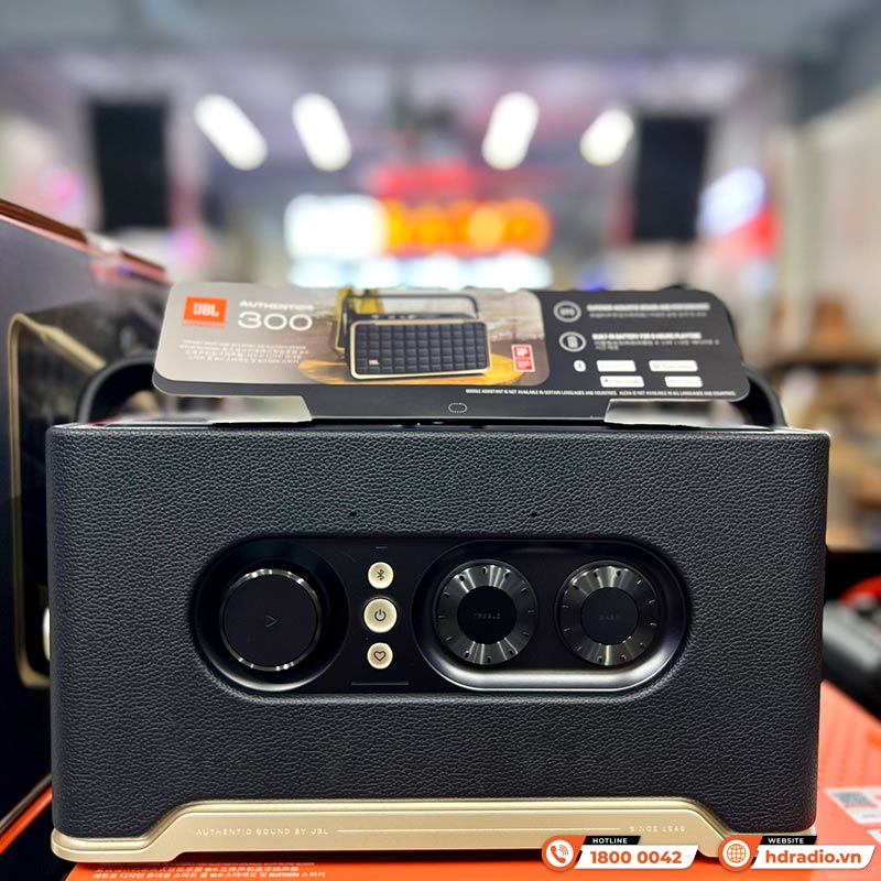 Loa JBL Authentics 300, Pin 8 giờ, Công suất 100W, Bluetooth 5.3, Wifi, AUX, USB, JBL One APP-26