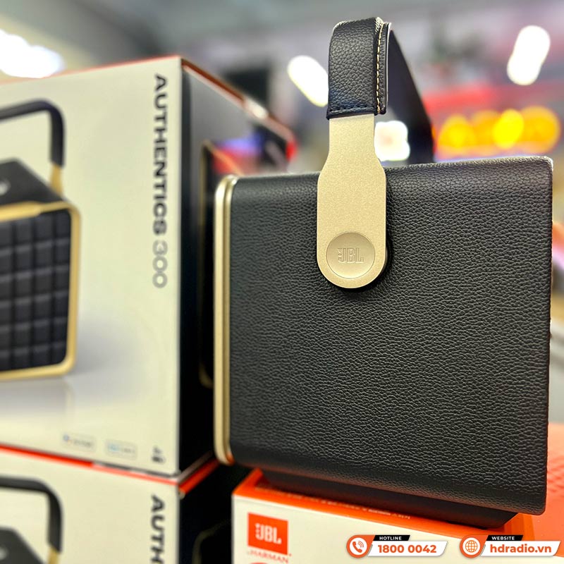 Loa JBL Authentics 300, Pin 8 giờ, Công suất 100W, Bluetooth 5.3, Wifi, AUX, USB, JBL One APP-25