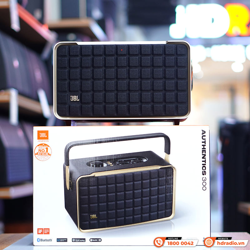 Loa JBL Authentics 300, Pin 8 giờ, Công suất 100W, Bluetooth 5.3, Wifi, AUX, USB, JBL One APP-4