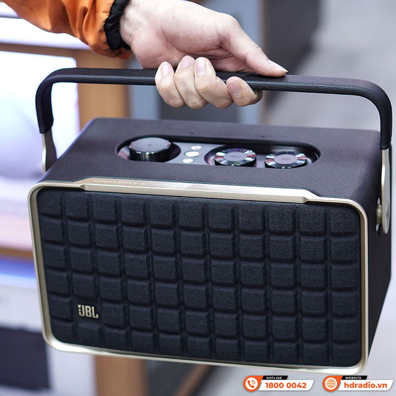 Loa JBL Authentics 300, Pin 8 giờ, Công suất 100W, Bluetooth 5.3, Wifi, AUX, USB, JBL One APP-21