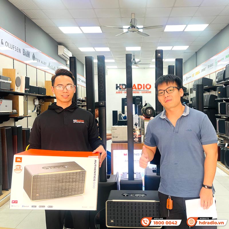 Loa JBL Authentics 500, Công suất 270W, Dolby Atmos, Bluetooth 5.3, Wifi, AUX, USB, Ethernet, JBL One APP-21