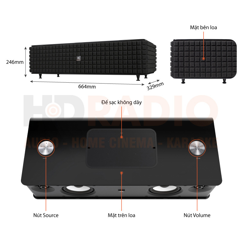 Chú thích Loa JBL Authentics L8