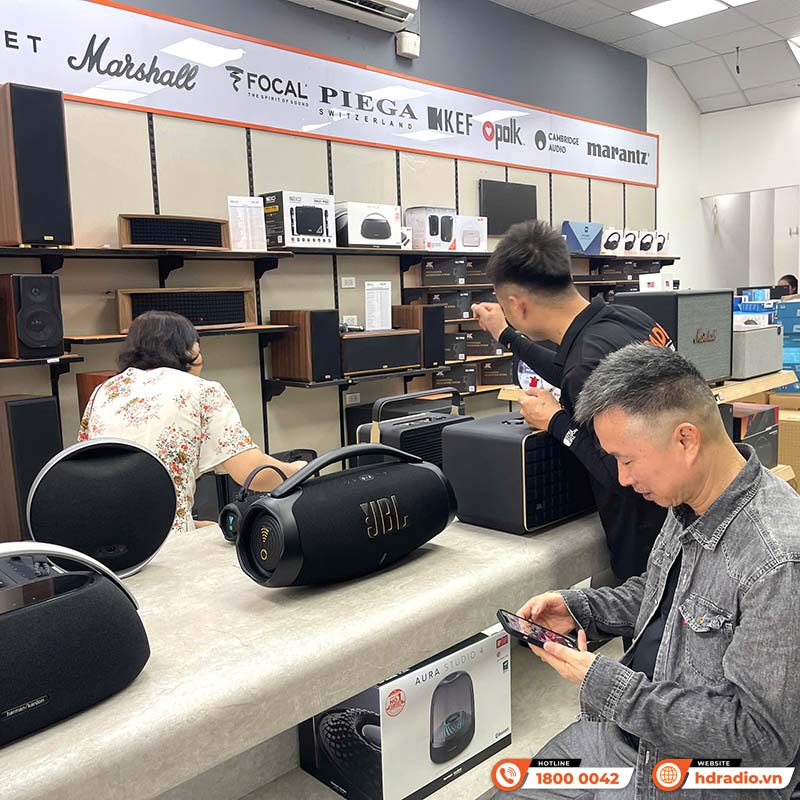 Loa JBL Boombox 3 Wifi, Pin 24h, Chống Nước IP67, Bluetooth 5.3, Âm Thanh Đa phòng, 3D Dolby Atmos, Công suất 200W (AC) 140W (Pin), APP JBL One-13