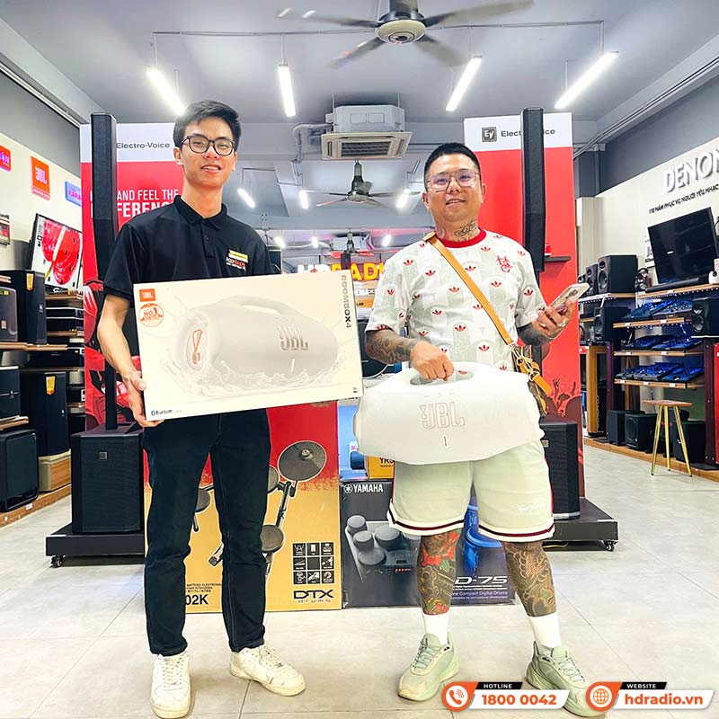 Loa JBL Boombox 4, Pin 34h, Công suất 210W AC / 200W Pin, AI Sound Boost, IP67, Bluetooth 5.4 Auracat, App JBL Portable-16