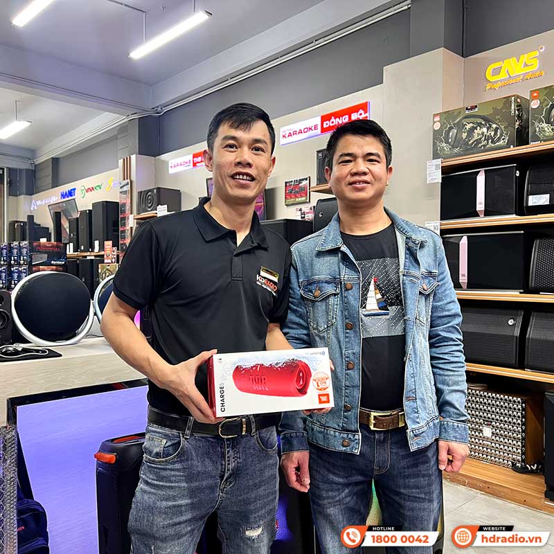 Loa JBL Charge 5, Pin 20h, Chống Nước IP67, Bluetooth 5.1, PartyBoost, USB A, Công suất 40W-19