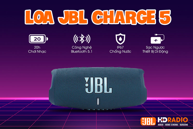 đặc điểm nổi bật Loa JBL Charge 5