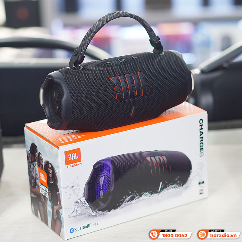 Loa JBL Charge 6 Chính Hãng, Pin 28h, Chống Nước IP68, Bluetooth 5.4, Auracast™, Có Quai Xách-14
