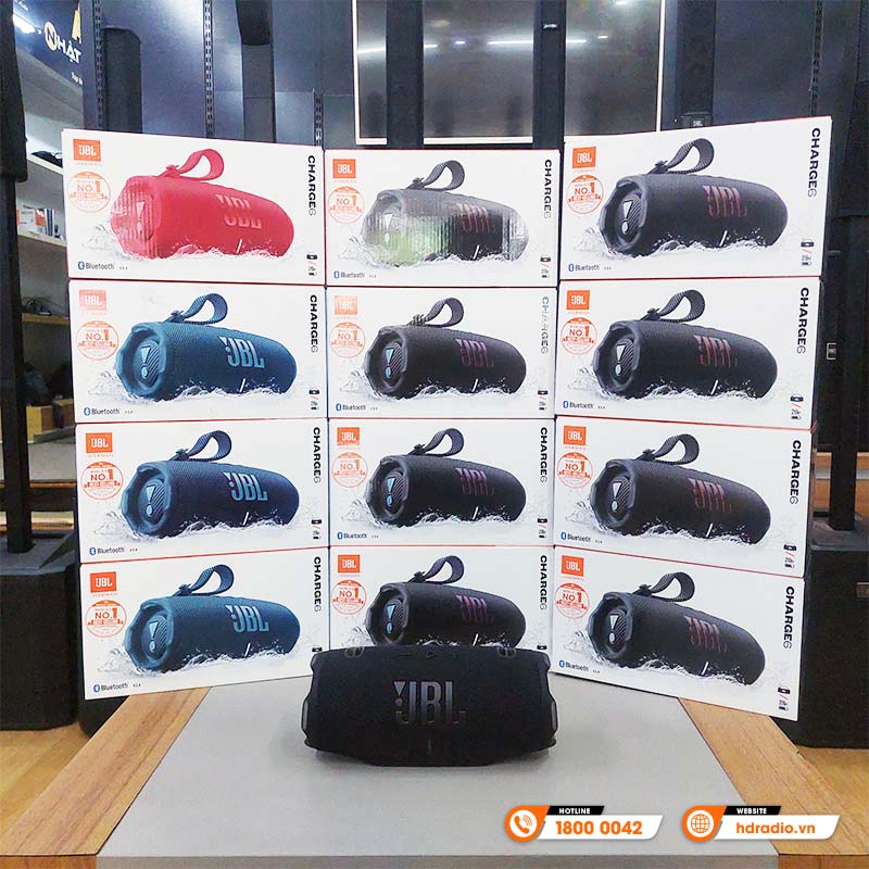 Loa JBL Charge 6 Chính Hãng, Pin 28h, Chống Nước IP68, Bluetooth 5.4, Auracast™, Có Quai Xách-15