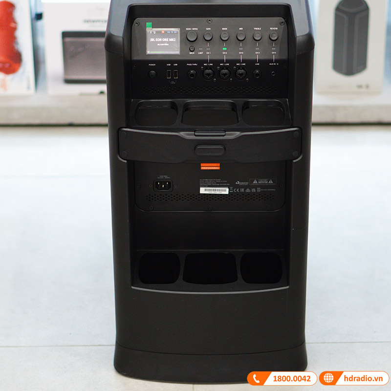 Loa JBL Eon One MK2 (II), Pin 6h, Mixer 5 Kênh, Bluetooth, AUX, Công Suất (1500W Peak, 400W RMS)-5