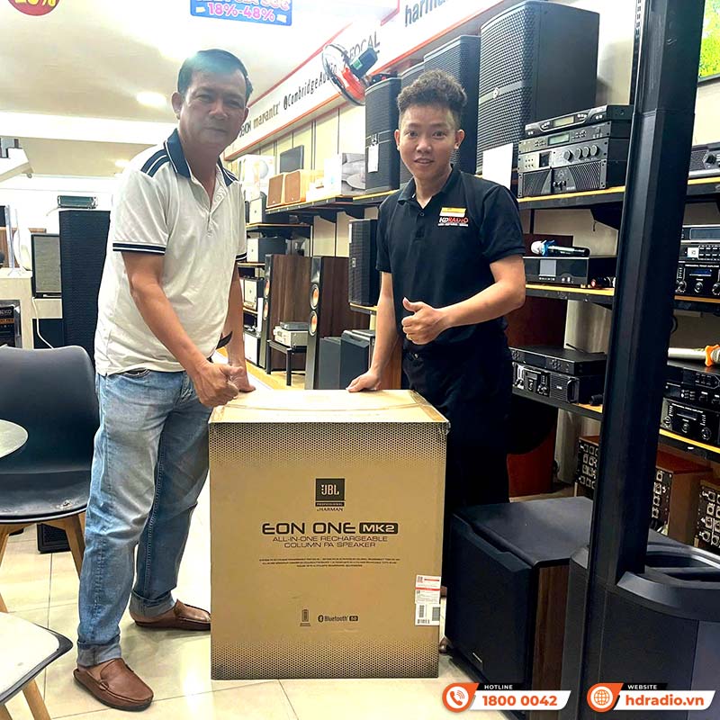 Loa JBL Eon One MK2 (II), Pin 6h, Mixer 5 Kênh, Bluetooth, AUX, Công Suất (1500W Peak, 400W RMS)-22