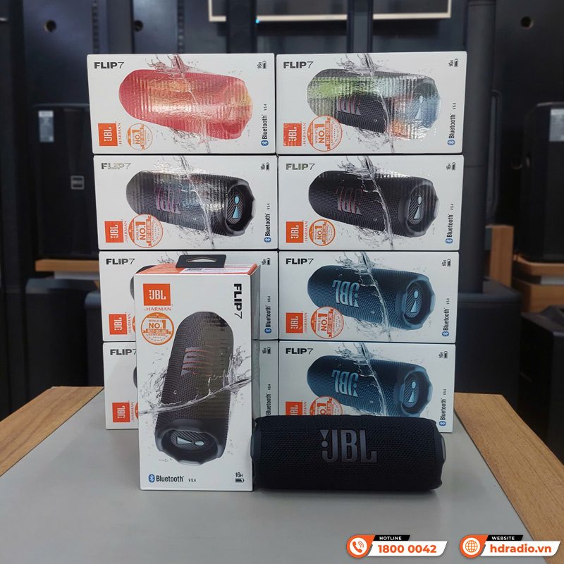 Loa JBL Flip 7 Chính Hãng, Pin 16 Giờ, Chống Nước IP68, Bluetooth 5.4 Auracast-2