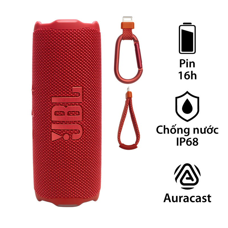 Loa JBL Flip 7 Chính Hãng, Pin 16 Giờ, Chống Nước IP68, Bluetooth 5.4 Auracast