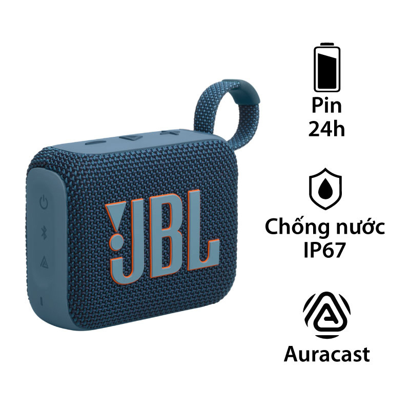Loa JBL Go 4, Bluetooth 5.3, Pin 7h, Chống Nước IP67, Auracast, Ứng dụng JBL Portable, Nhiều Màu Sắc-18